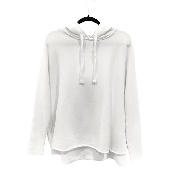 Frank & Eileen Kane Caplet Hoodie Triple Fleece In White Size XS Top - Picture 6 of 12
